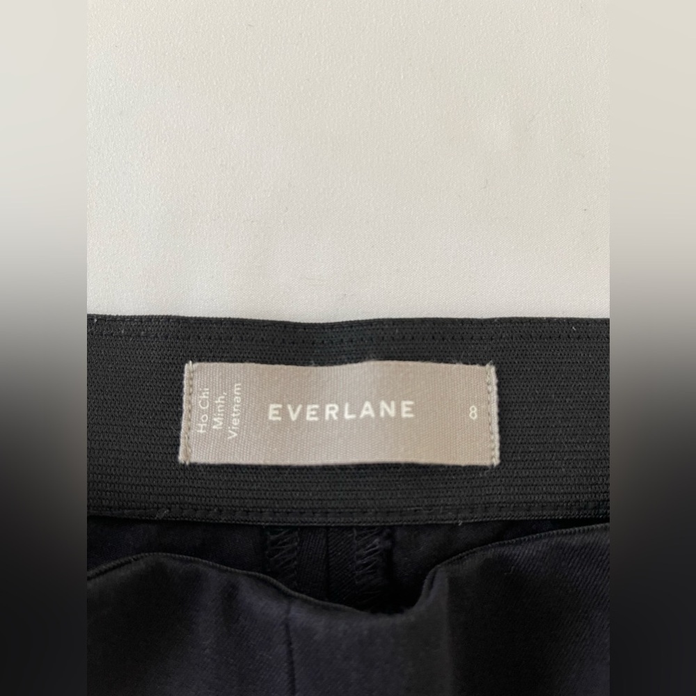 Everlane The Side-Zip Stretch Cotton Pant black  Work Pants - Picture 7 of 11